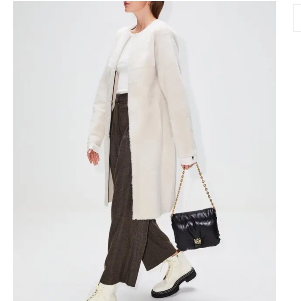 Susan Bender Reversible Shearling Coat - image 1